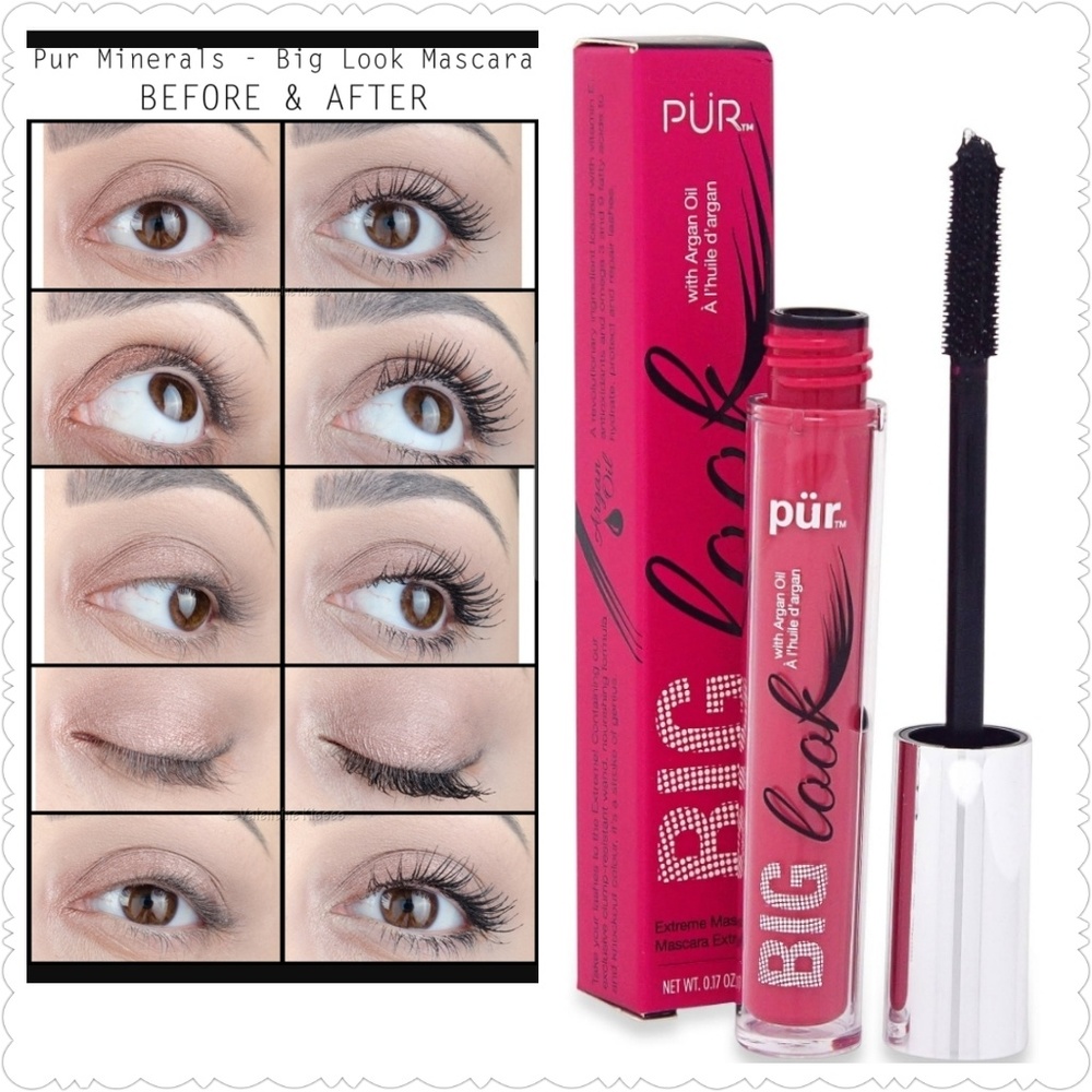 👁PÜR Big Look Lengthening Mascara With Argan Oil